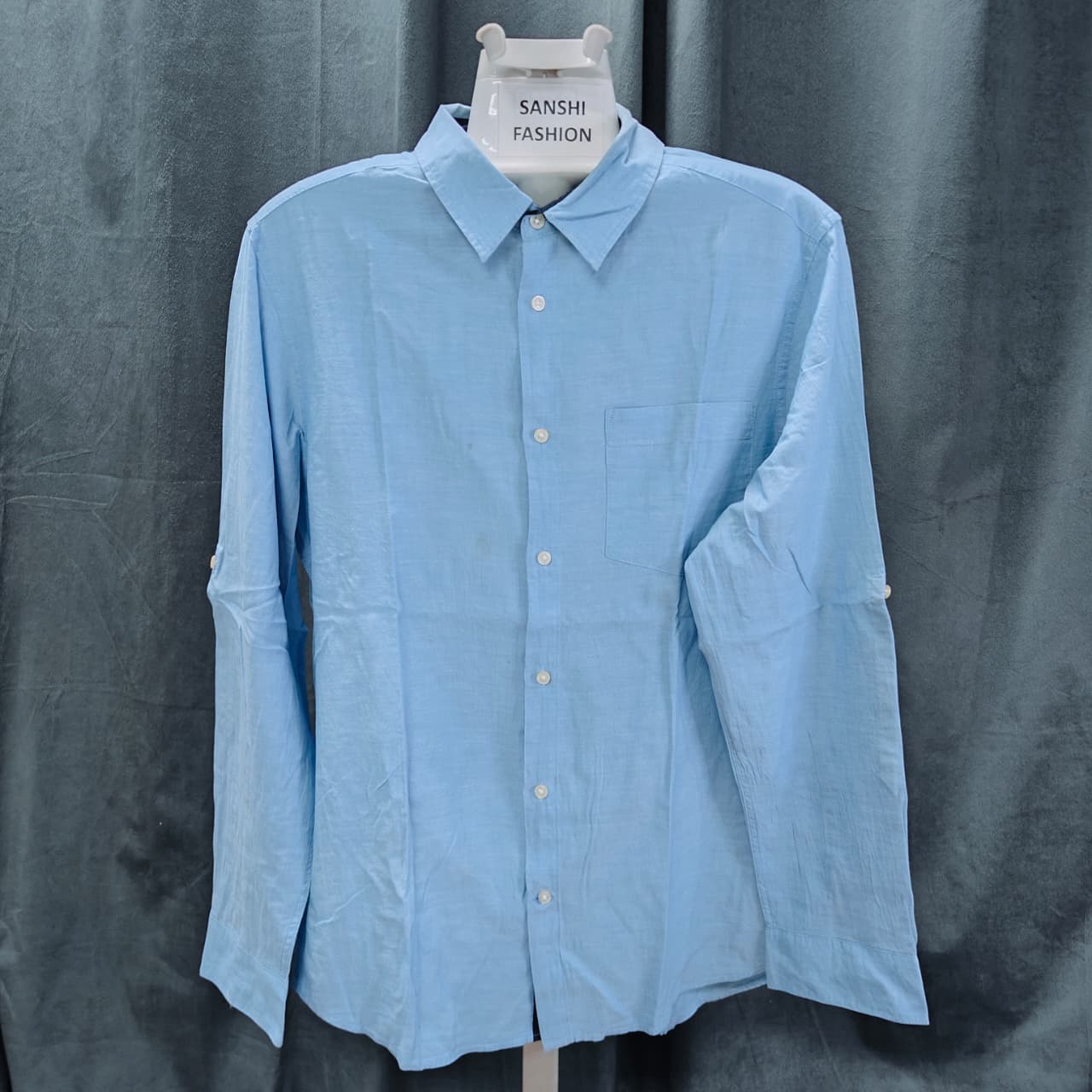 Men's Shirt- Sky Blue(L)