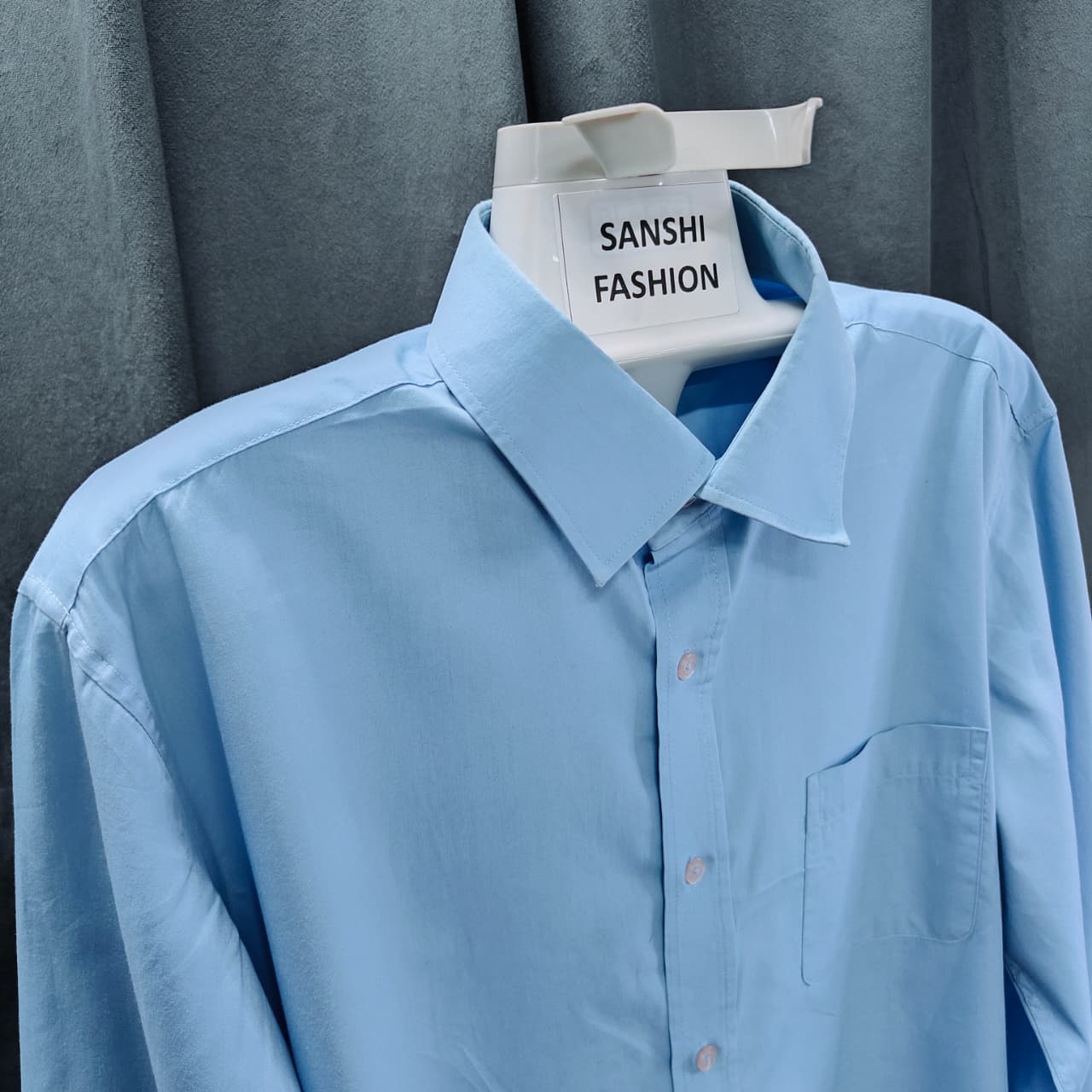 Florence & Fred Men's Shirt-  Sky Blue(3XL)