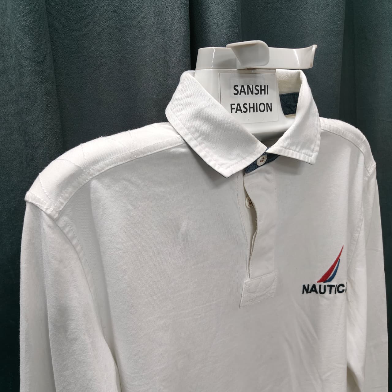 Nautica Men's Shirt - White (XL)