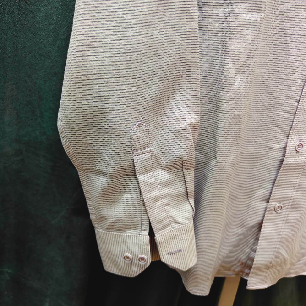 TREMOLO Men's Shirt- Purple Striped (M)