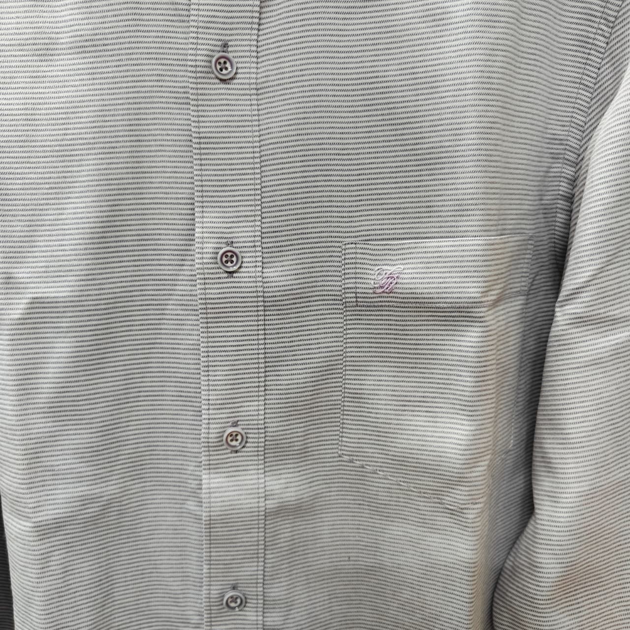 TREMOLO Men's Shirt- Purple Striped (M)