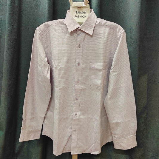 TREMOLO Men's Shirt- Purple Striped (M)