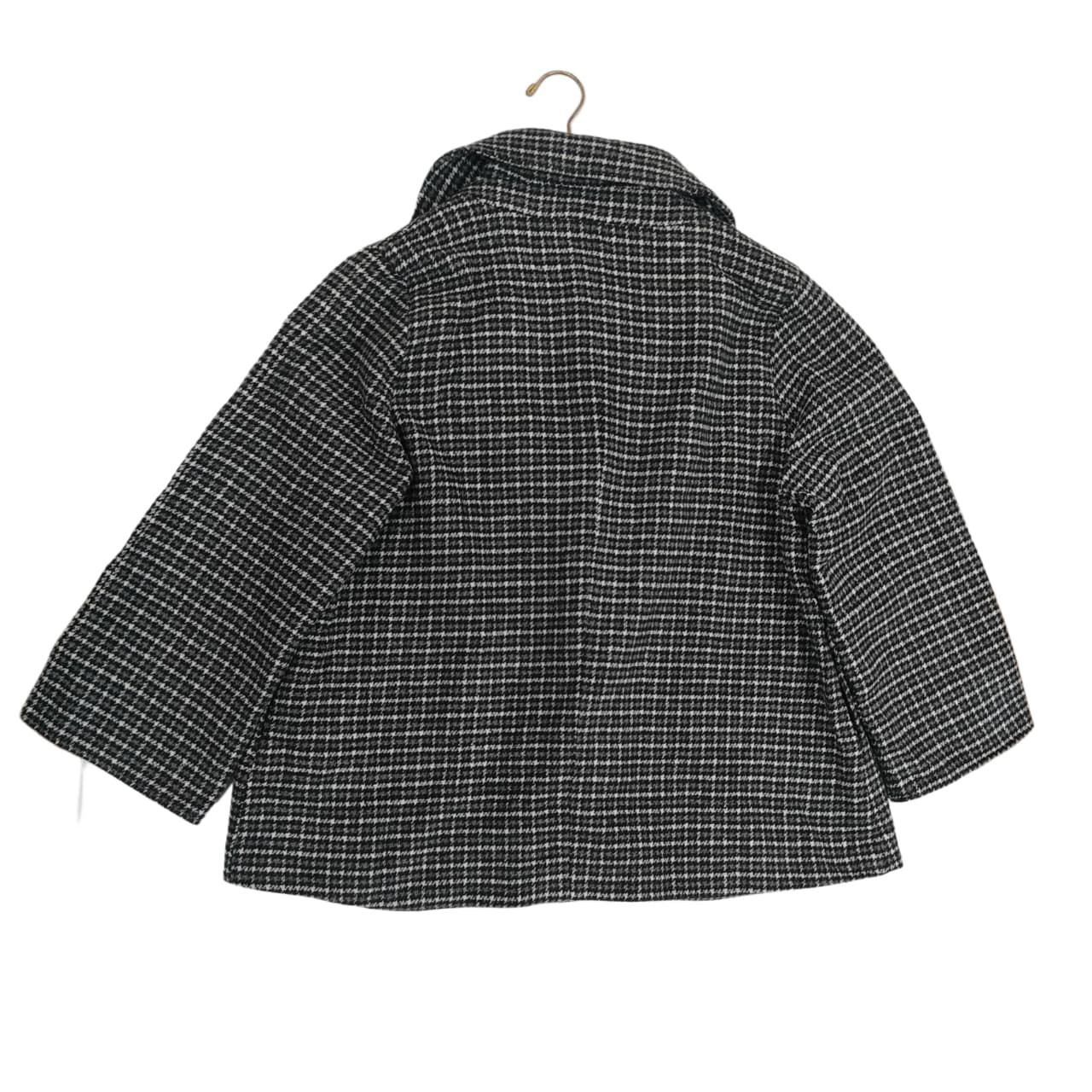 Men’s Coat - Grey & White Checkered (5XL)