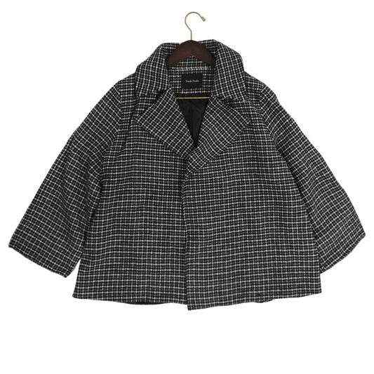 Men’s Coat - Grey & White Checkered (5XL)
