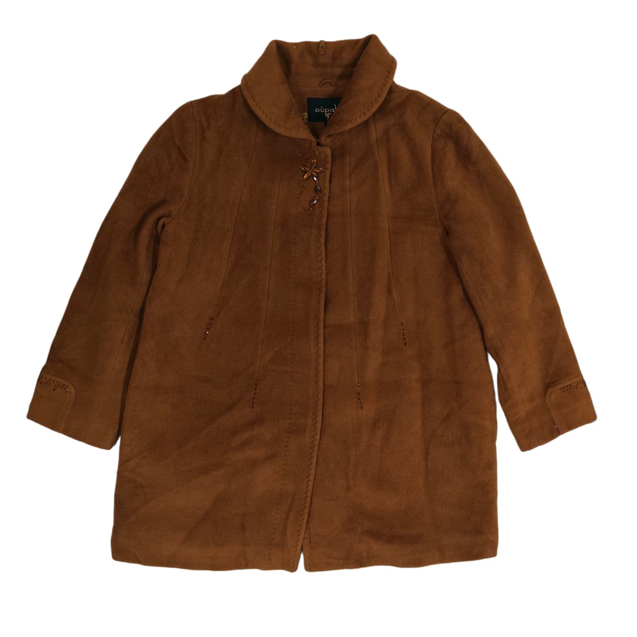 Women’s Coat - Brown (XL)