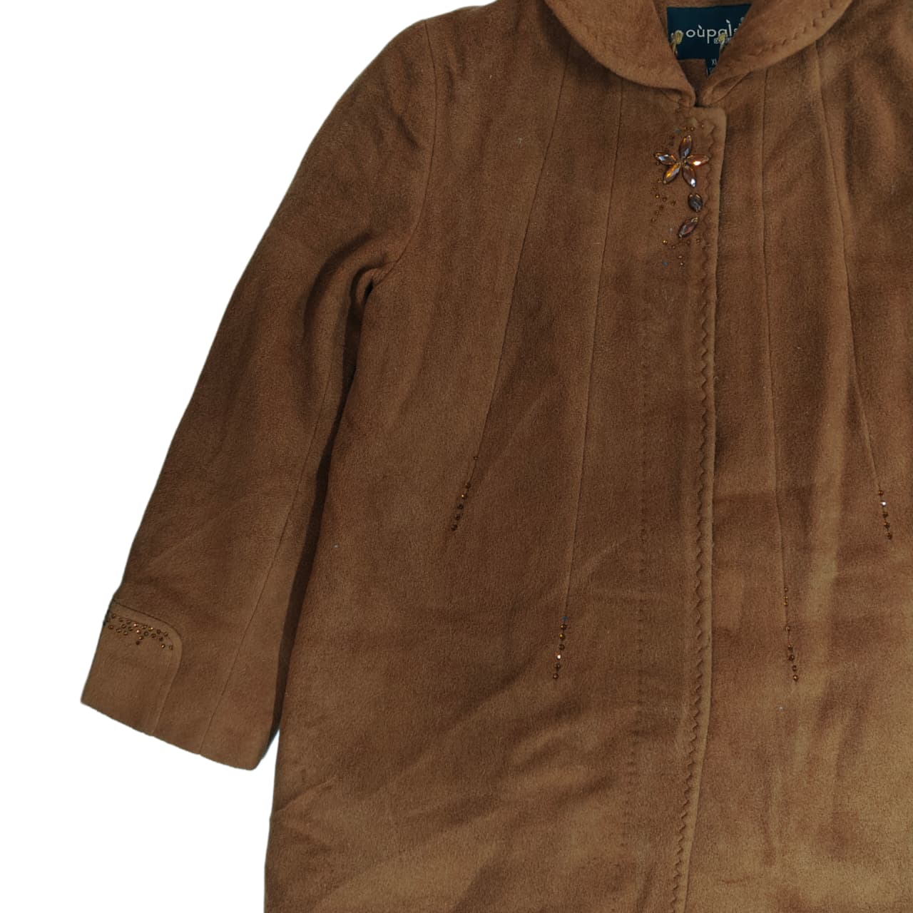 Women’s Coat - Brown (XL)