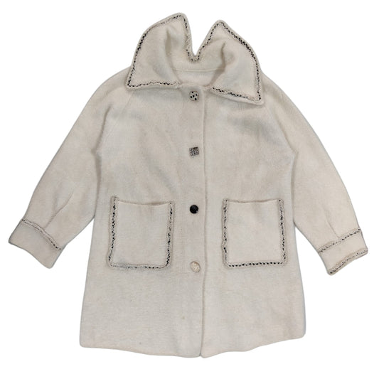 Women's Coat - Cream (L)