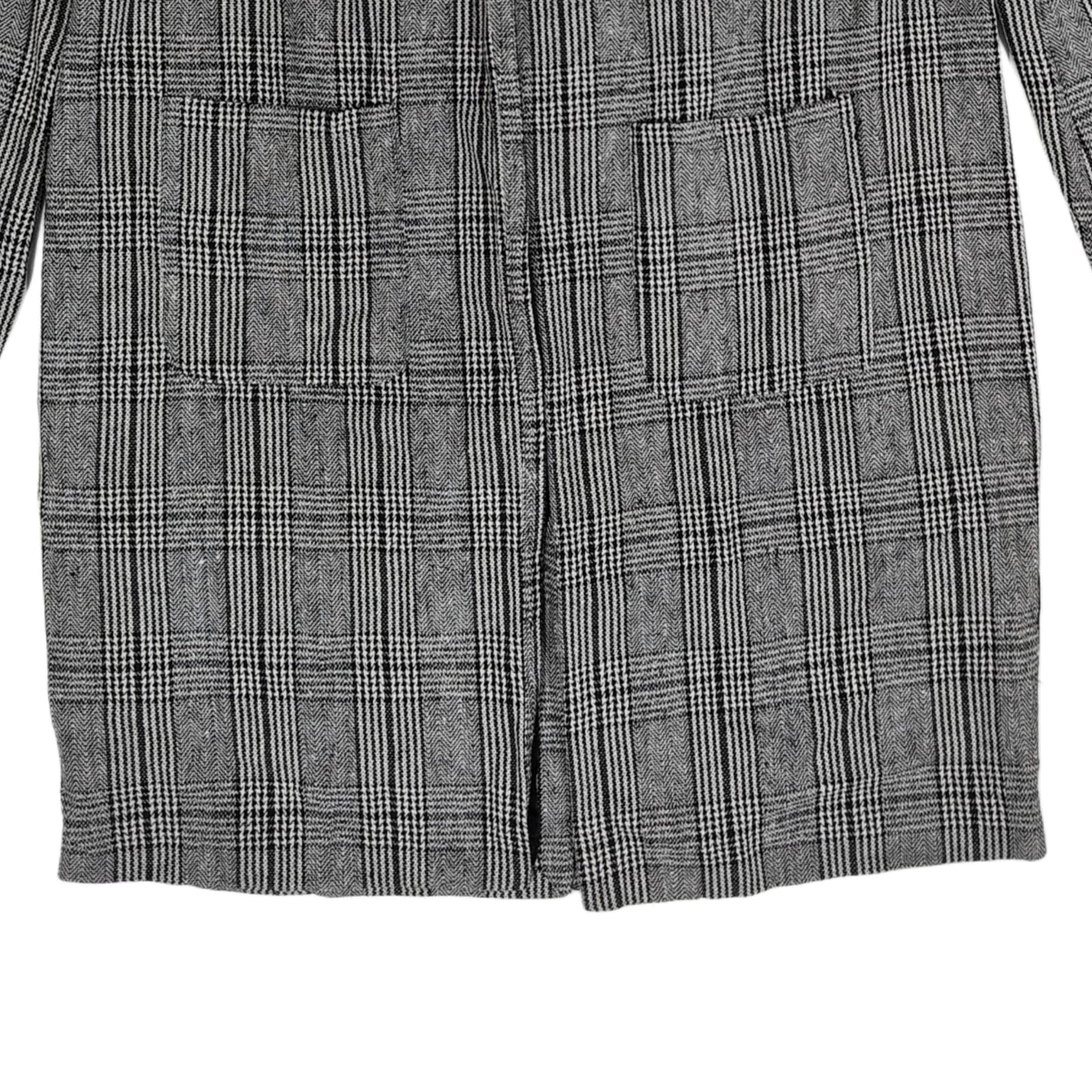 Women's Coat - Black & White Checkered (4XL)