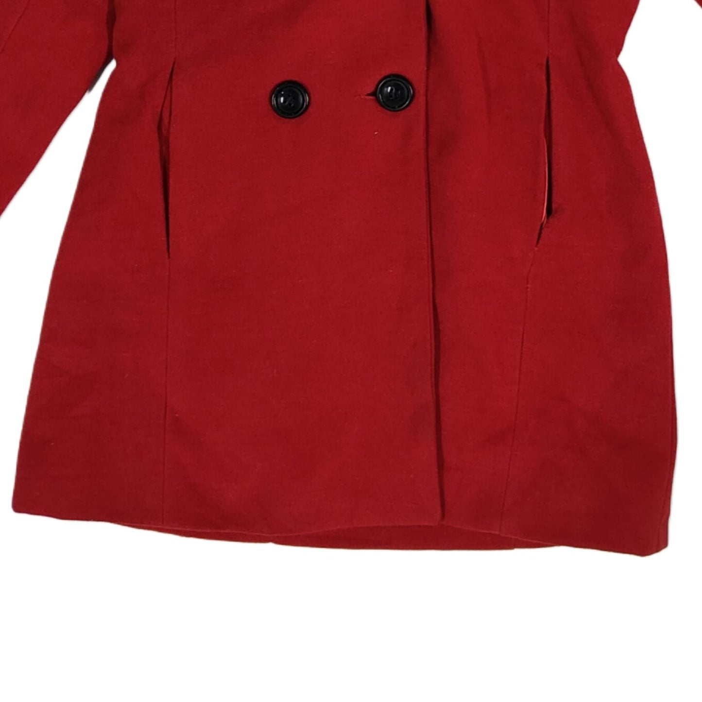 Women's Hooded Coat - Red (2XS)