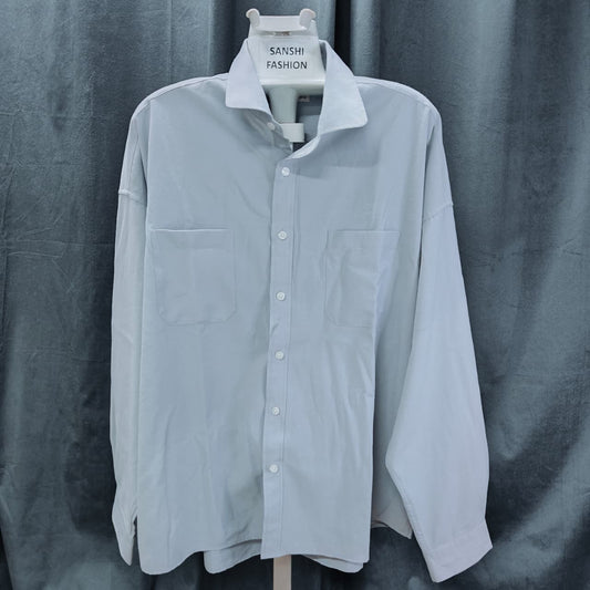 Diamond Layla Men's Shirt-  Light Grey (5XL)
