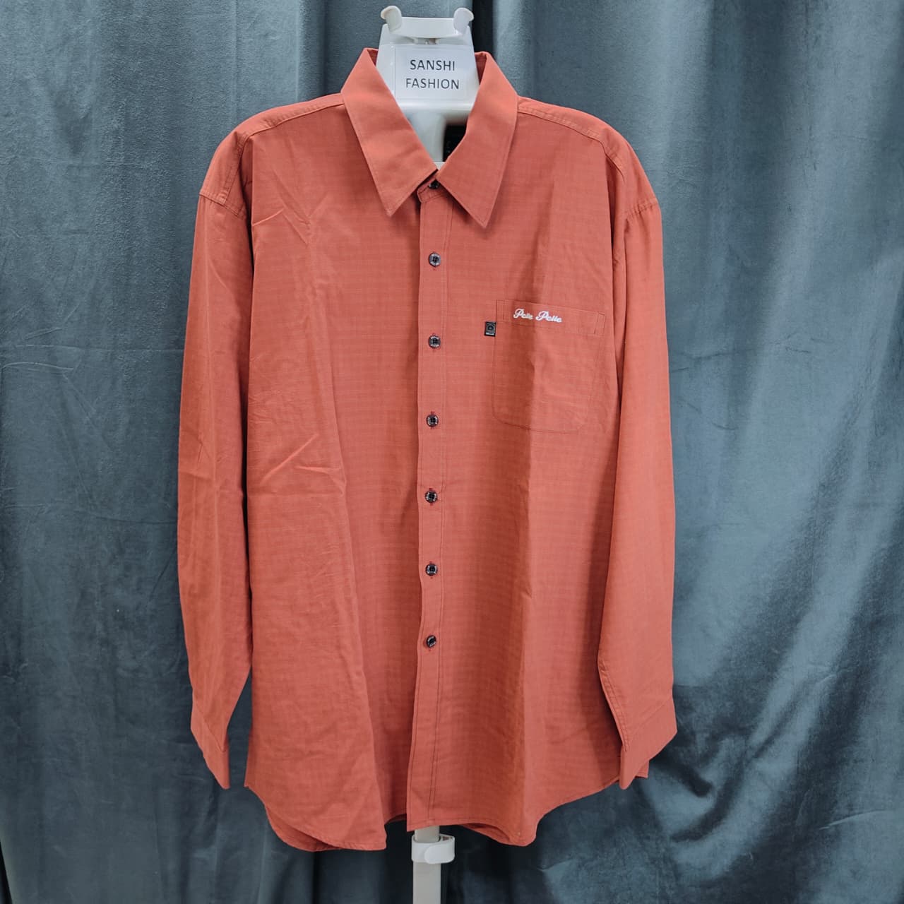 Pelle Pelle Men's Shirt- Orange (5XL)