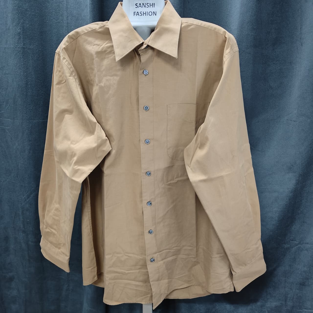 Men's Shirt- Brown(XXL)