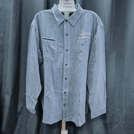 SMITH'S Men's Shirt- Navy Blue(5XL)